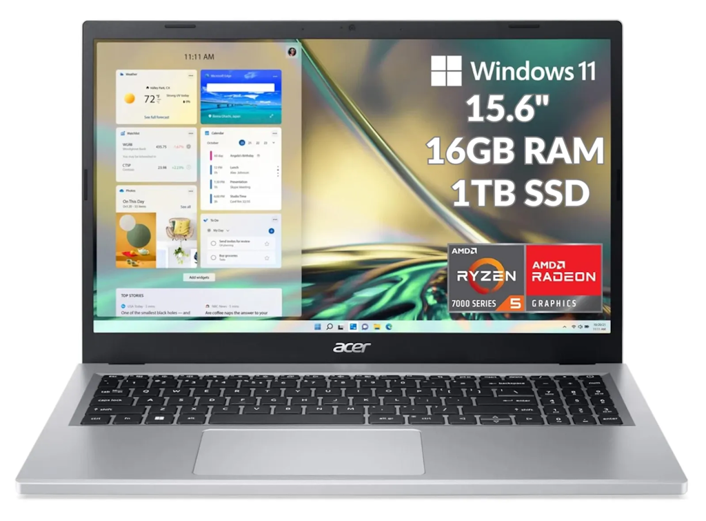 Acer Aspire 3 6th-Gen. Ryzen 5 15.6" Touchscreen Laptop: $227 Acer Aspire 3 6th-Gen. Ryzen 5 15.6" Touchscreen Laptop: $227