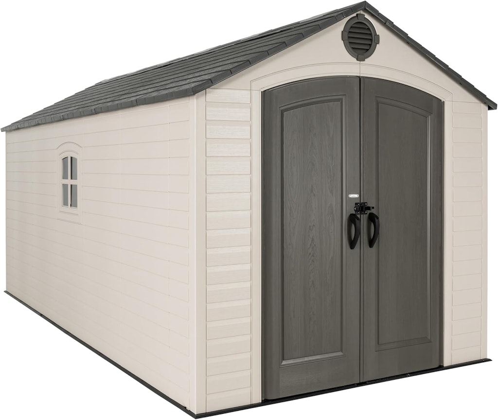 Lifetime 8x15ft Outdoor Storage Shed: $1395 Lifetime 8x15ft Outdoor Storage Shed: $1395