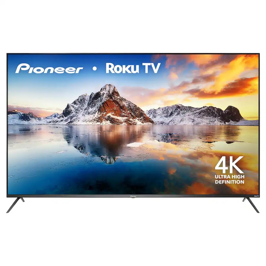 Pioneer 75" 4K HDR LED UHD Smart Roku TV: $379.99 Pioneer 75" 4K HDR LED UHD Smart Roku TV: $379.99