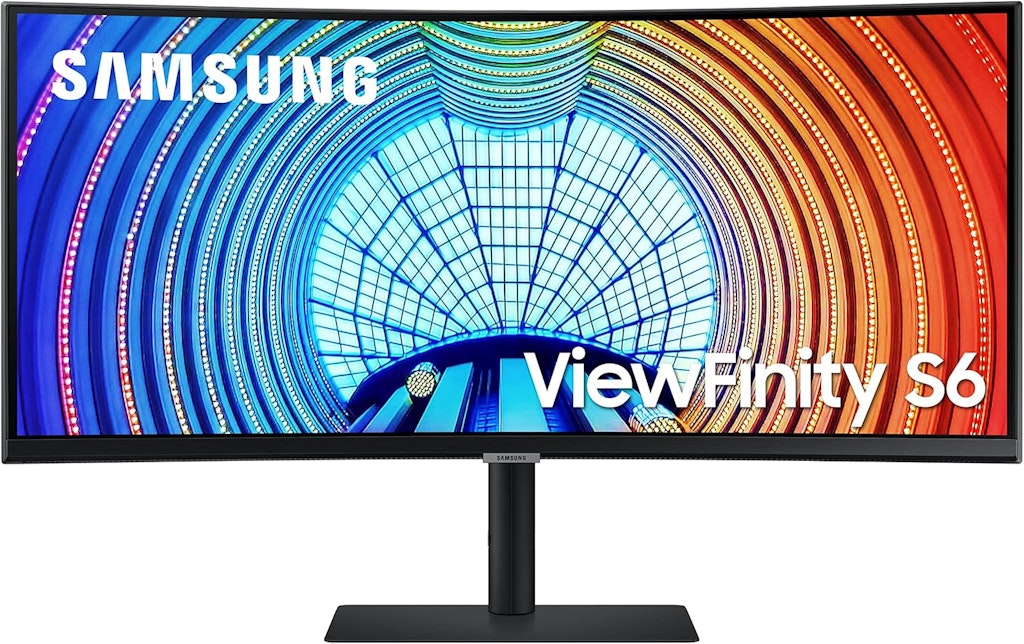 Samsung ViewFinity S65UA 34" Ultrawide 1440p HDR Curved Gaming Monitor: $330