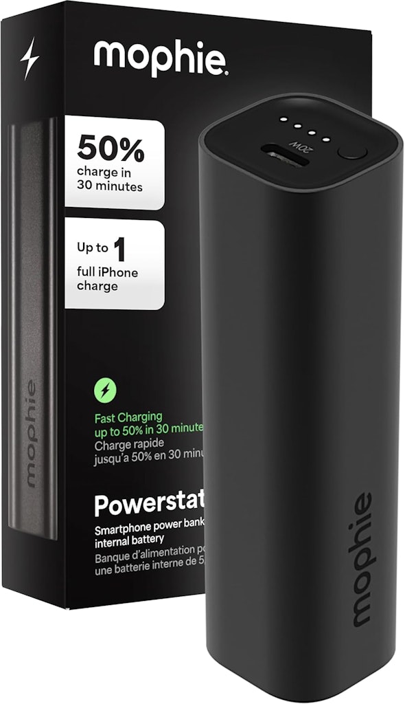 Mophie Powerstation Fast 5,000mAh Power Bank: $13 Mophie Powerstation Fast 5,000mAh Power Bank: $13