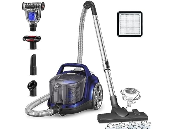 Aspiron Canister Vacuum Cleaner: $70 Aspiron Canister Vacuum Cleaner: $70