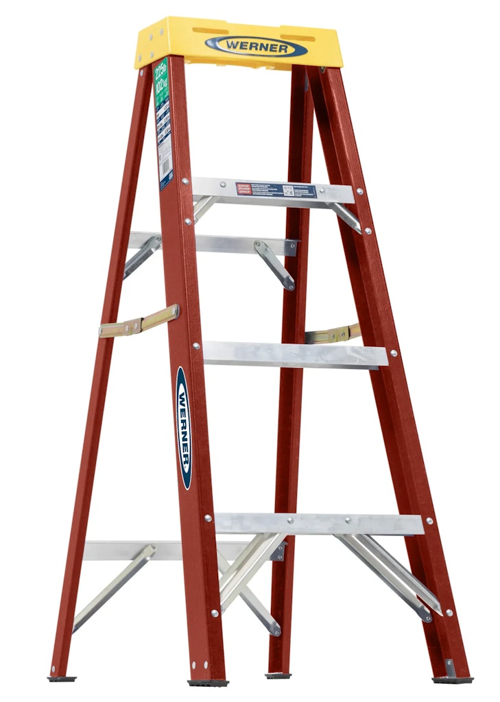 Werner 4-Foot Fiberglass Step ladder: $29 Werner 4-Foot Fiberglass Step ladder: $29