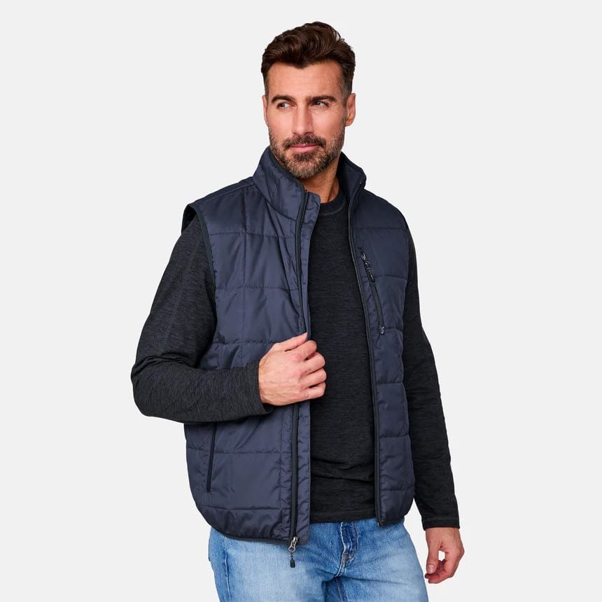 Free Country Men's Maple Maple Creek IV Box Quilted Puffer Vest: $38 Free Country Men's Maple Maple Creek IV Box Quilted Puffer Vest: $38