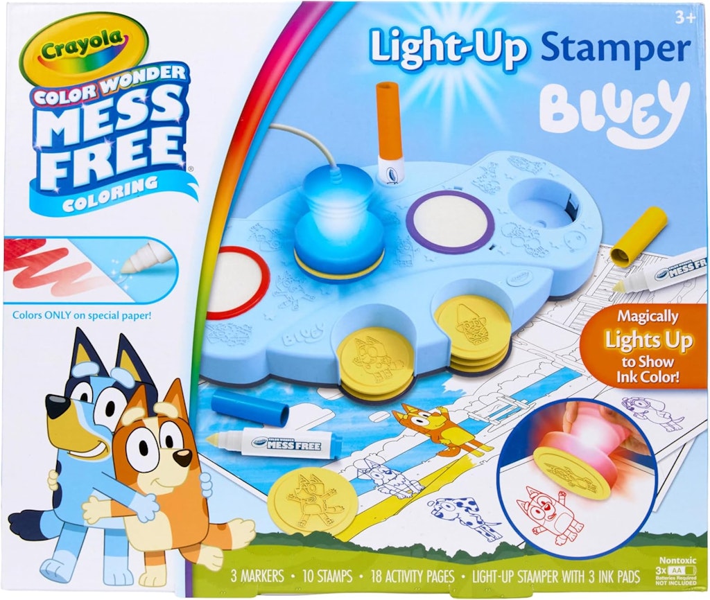 Crayola Color Wonder Mess Free Light-Up Bluey Stamper: $13.99