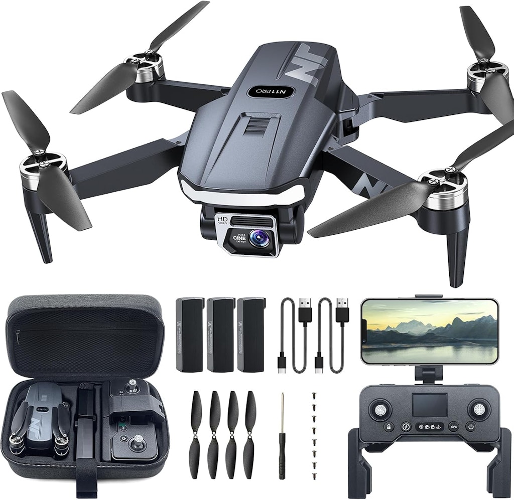 4K Camera Drone N11 PRO GPS Quadcopter: $104.98 4K Camera Drone N11 PRO GPS Quadcopter: $104.98