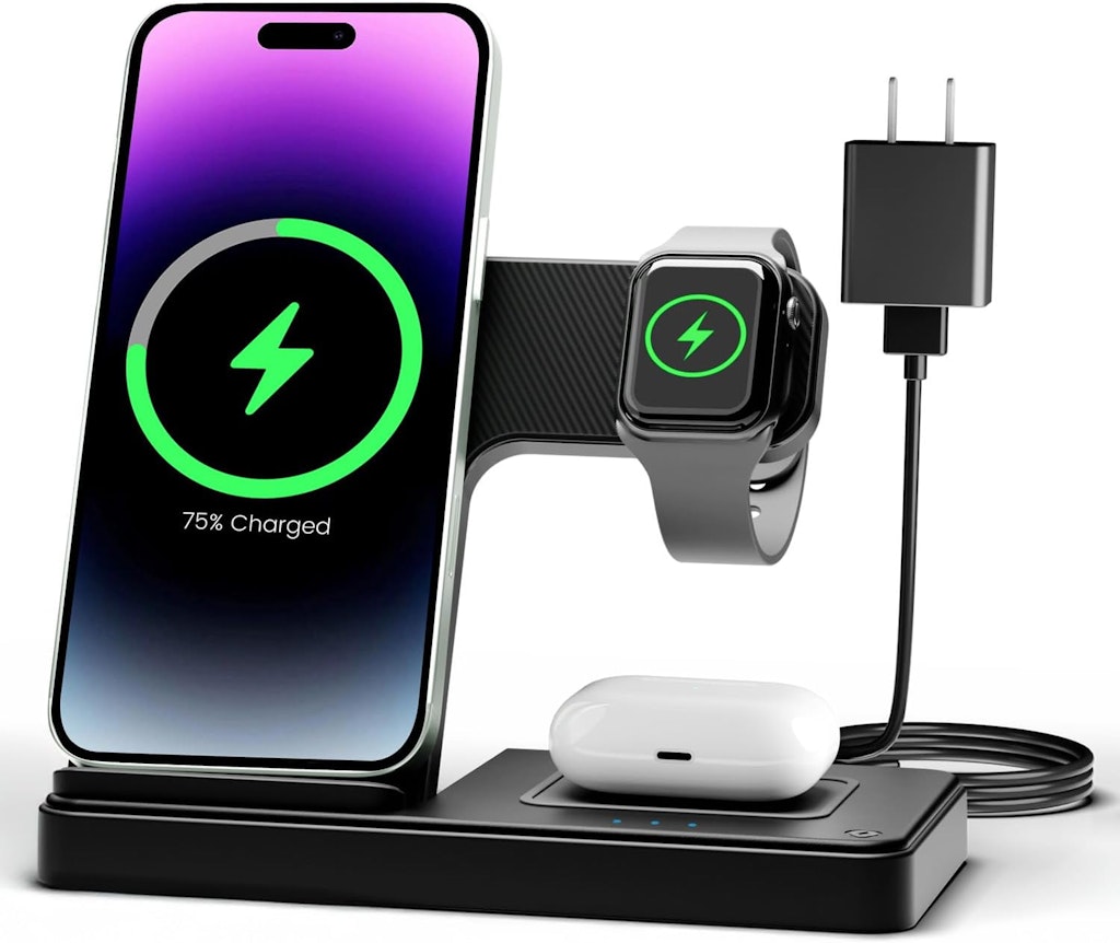 3-In-1 Wireless Charging Station: $16