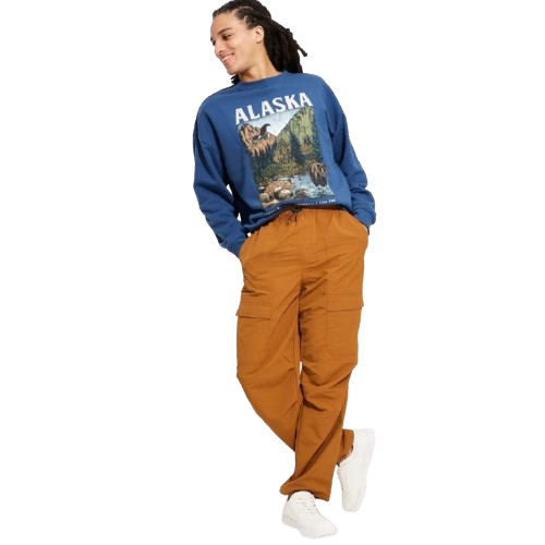 Original Use Men's Regular Fit Ankle Length Cargo Pants: $9.99