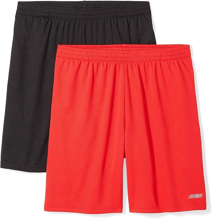 Amazon Essentials Men's Loose-Fit Training Shorts 2-Pack: from $6.76