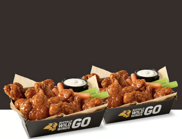Buffalo Wild Wings Boneless Wings : Buy one get one free on Thursdays Buffalo Wild Wings Boneless Wings : Buy one get one free on Thursdays