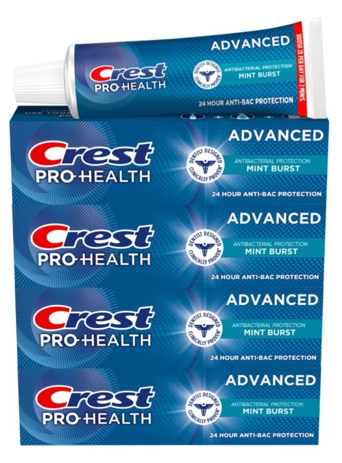 Crest Pro-Health Advanced Antibacterial Protection Toothpaste 4-Pack: $11 via Sub. & Save