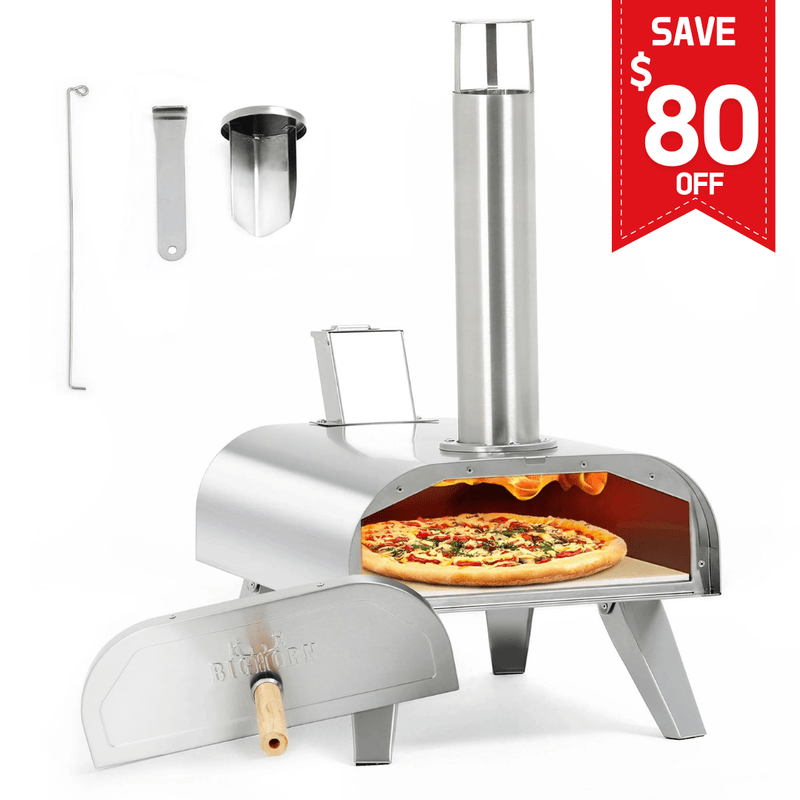 Big Horn Outdoors 12" Wood Pellet Pizza Oven: $117.99 Big Horn Outdoors 12" Wood Pellet Pizza Oven: $117.99