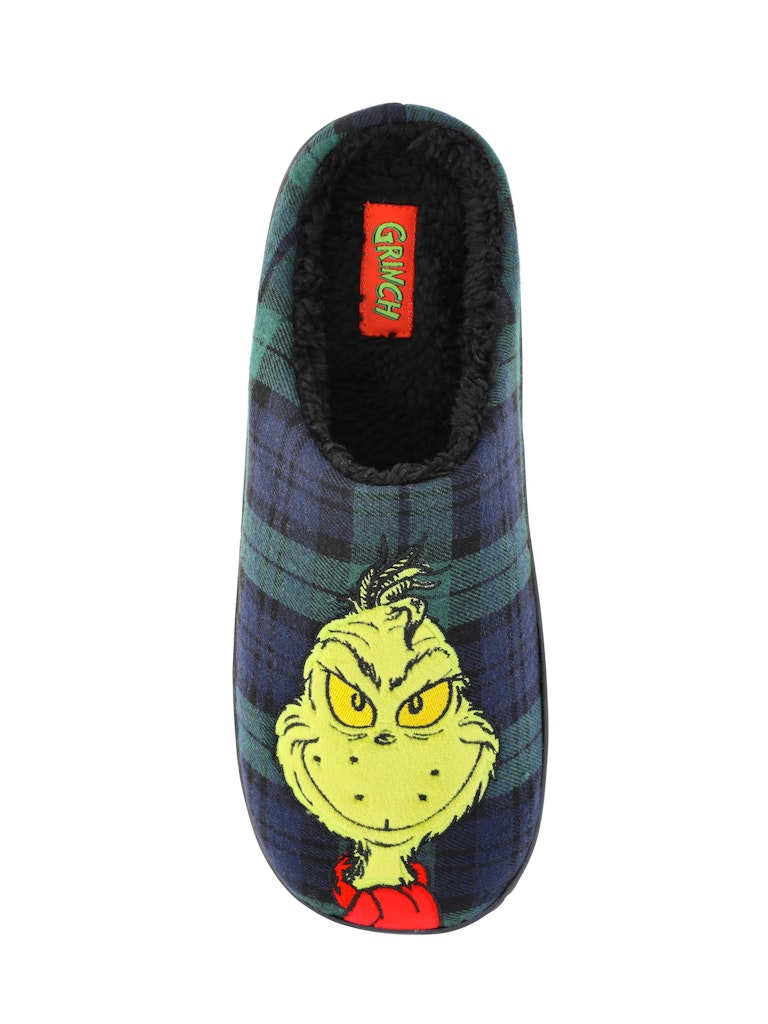 Dr Seuss Men's Grinch Icon Slippers: $10