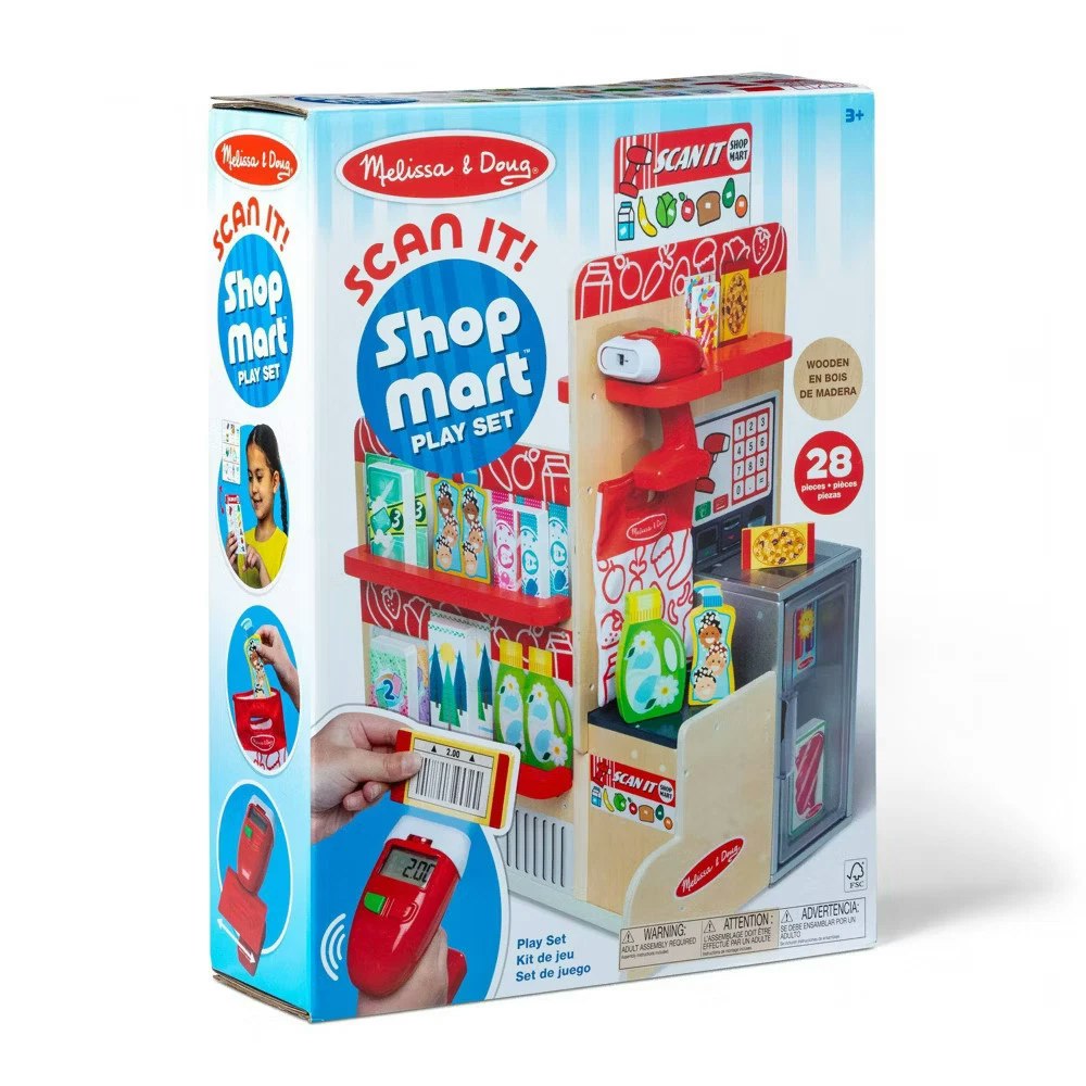 Melissa & Doug Wooden Scan It! Shop Mart Play Set: $42.99
