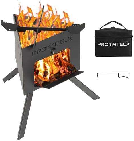 Portable Wood-Burning Tripod Stove: $24.49