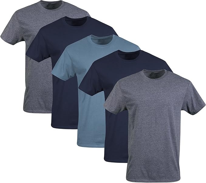 Gildan Men's Crew T-Shirt 5-Pack: $15