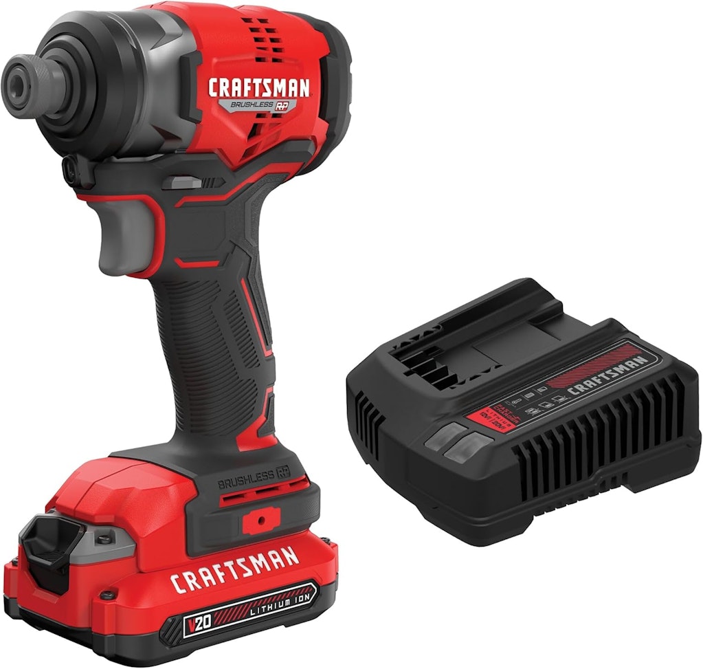 Craftsman V20 1/4" Cordless Impact Driver Kit w/ Battery, Charger: $59