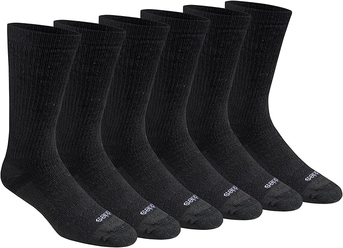 Dickies Men's Dri-Tech Moisture Control Max Full Cushion Crew Sock 6-Pack: $10 Dickies Men's Dri-Tech Moisture Control Max Full Cushion Crew Sock 6-Pack: $10
