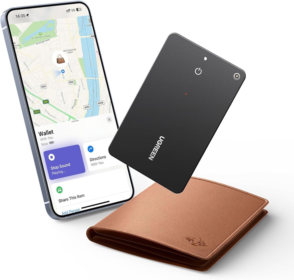 UGreen FineTrack Slim iOS Wallet Tracker Card: $21.59 UGreen FineTrack Slim iOS Wallet Tracker Card: $21.59
