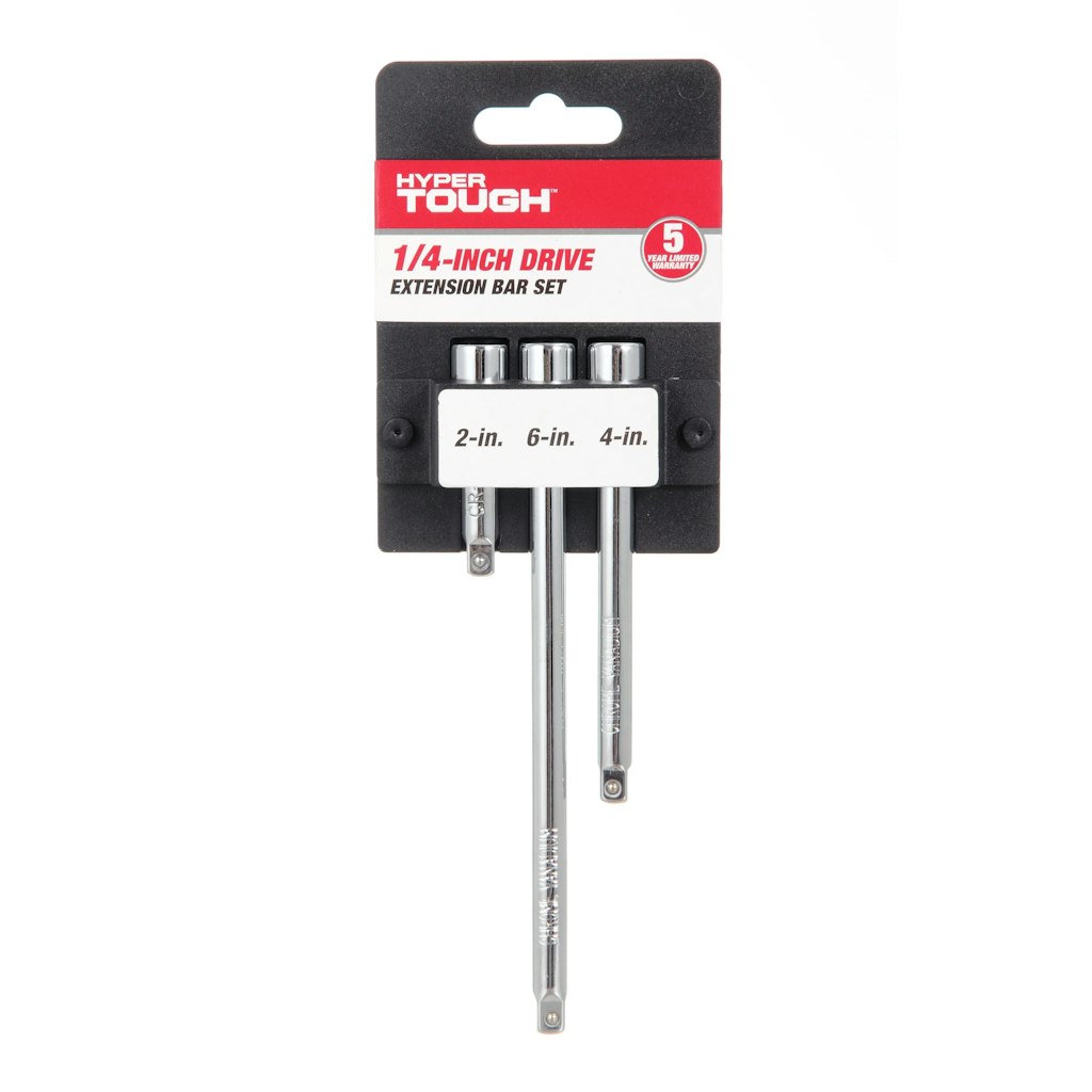 Hyper Tough 1/4" Drive Extension Bar Set: $3.97 Hyper Tough 1/4" Drive Extension Bar Set: $3.97
