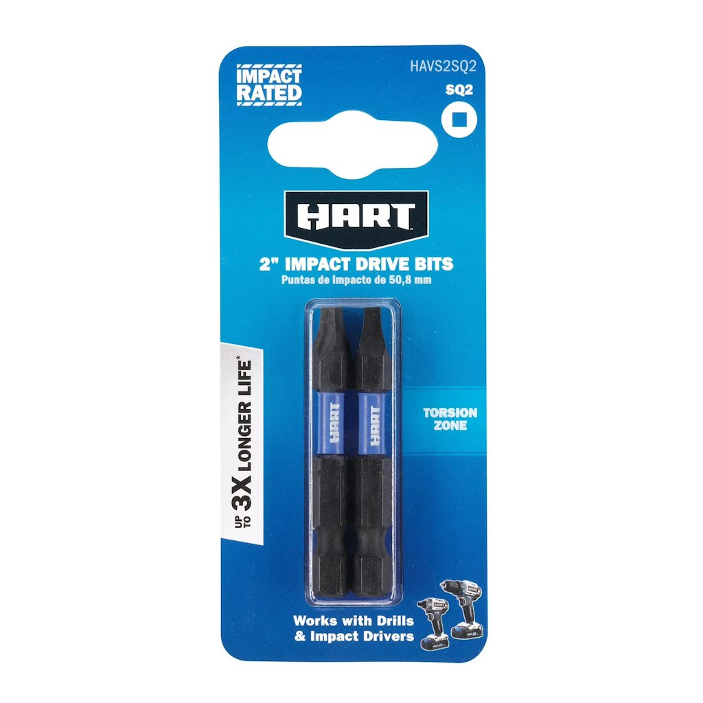 Hart 2-Piece 2" Impact Drive Bit Set: $1.97 Hart 2-Piece 2" Impact Drive Bit Set: $1.97