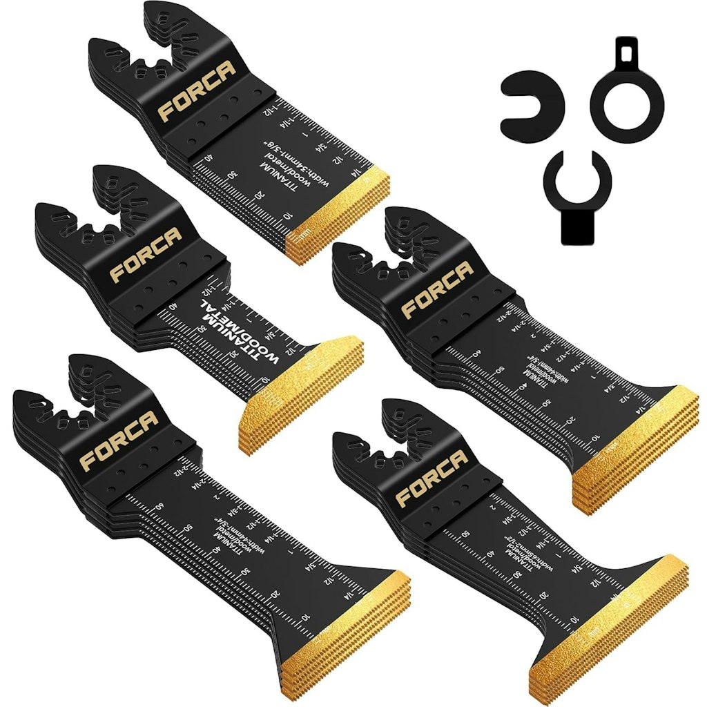 Forca Titanium Oscillating Tool Blades 25-Piece Set: $21 Forca Titanium Oscillating Tool Blades 25-Piece Set: $21