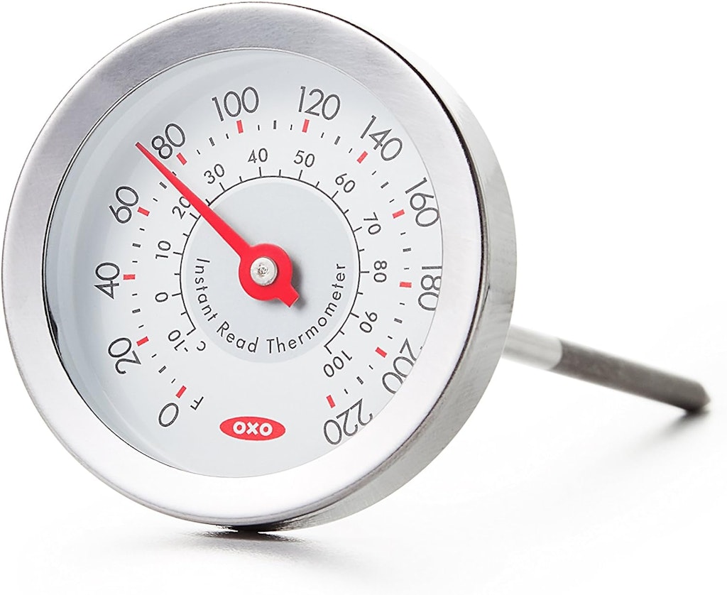 OXO Good Grips Analog Instant Read Thermometer: $8