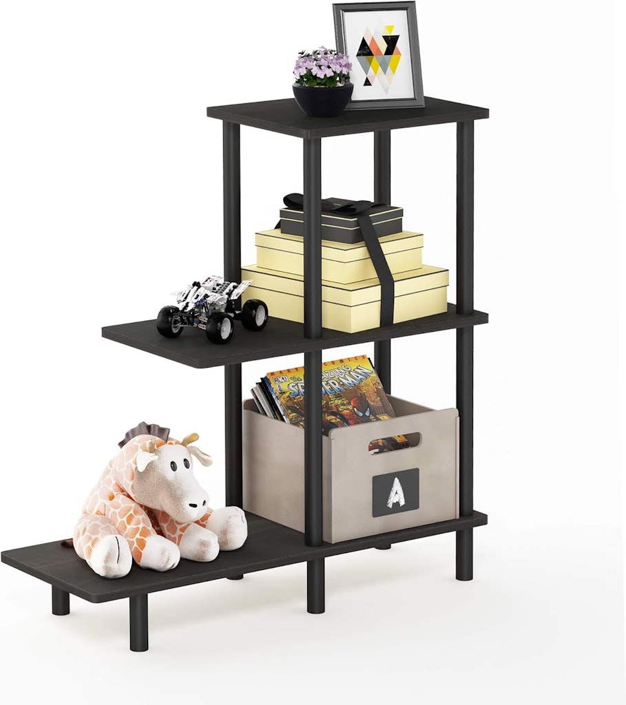 Furinno Turn-N-Tube 3-Tier Sofa Side Table: $23