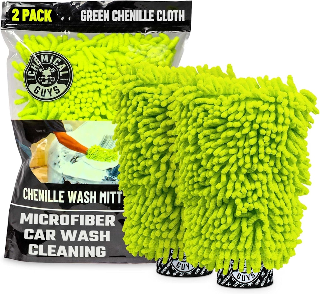 Chemical Guys Chenille Scratch-Free Microfiber Wash Mitt 2-Pack: $12 via Sub & Save Chemical Guys Chenille Scratch-Free Microfiber Wash Mitt 2-Pack: $12 via Sub & Save