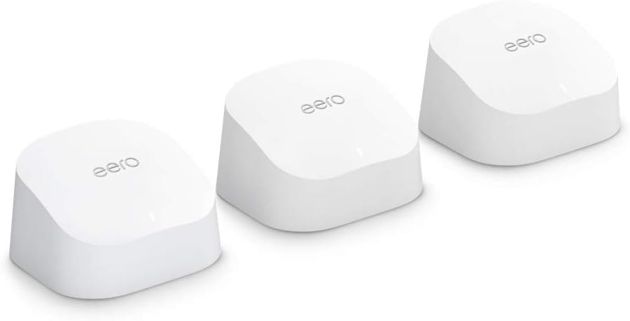 Amazon Eero 6 Mesh WiFi System: $140 Amazon Eero 6 Mesh WiFi System: $140
