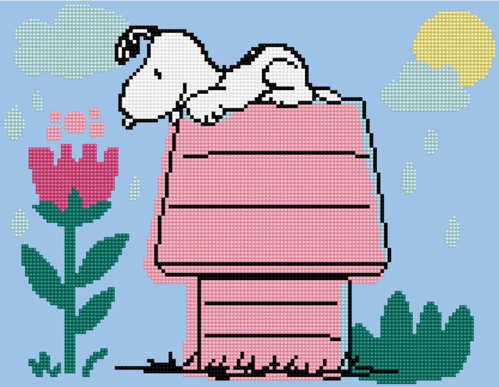 Diamond Dotz Snoopy's Dog House: $10.49