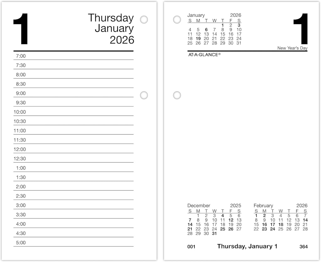 2026 Desk Calendar Refill: $6.56 2026 Desk Calendar Refill: $6.56