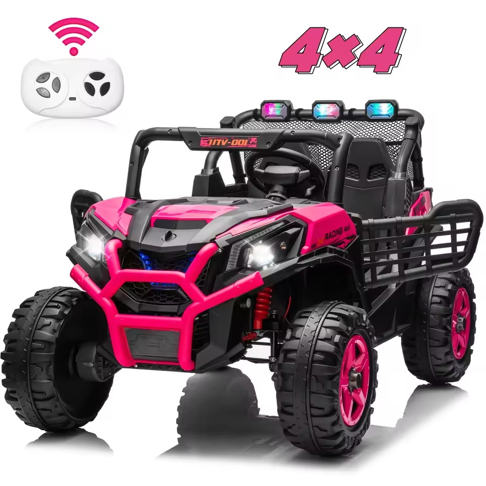 Joyracer 24V 2-Seater Ride on Toy: $197.18