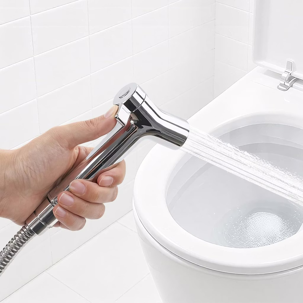 Handheld Bidet Sprayer Stainless Steel: $14.99