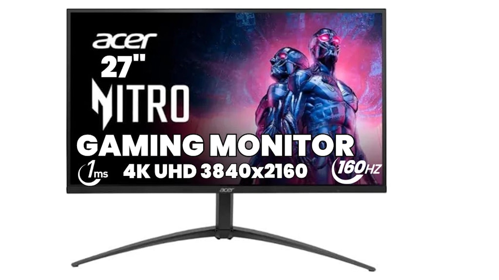 Certified Refurb Acer Nitro 27" 4K HDR 160Hz IPS Mini LED FreeSync Monitor: $231.99 Certified Refurb Acer Nitro 27" 4K HDR 160Hz IPS Mini LED FreeSync Monitor: $231.99