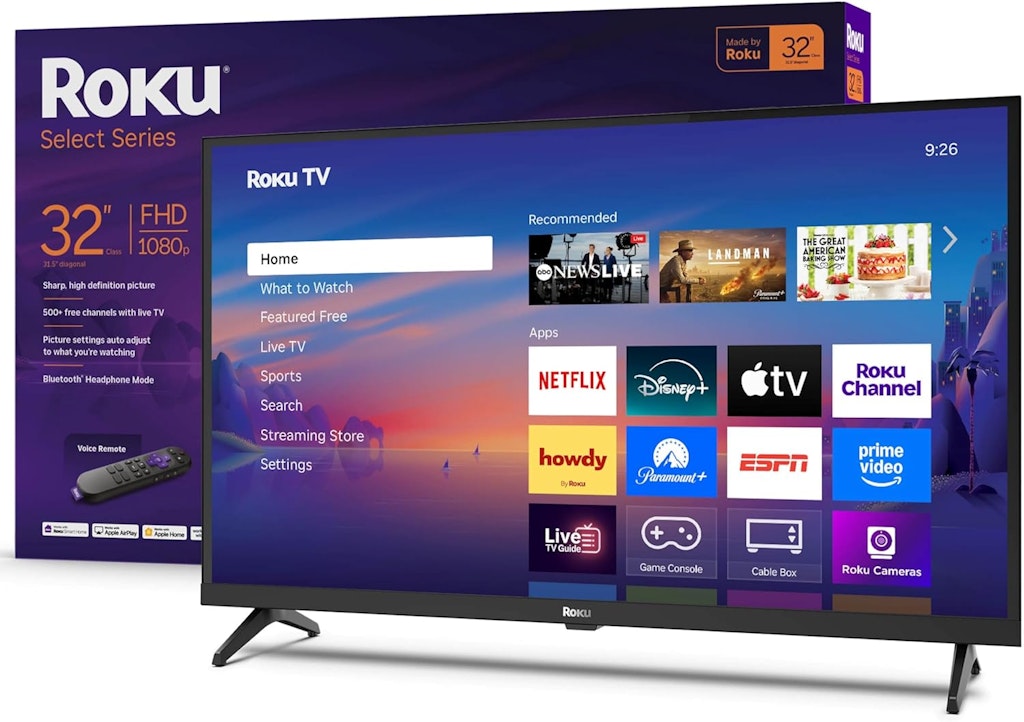 Roku 32R3D5 32" 1080p Smart TV (2025): $140