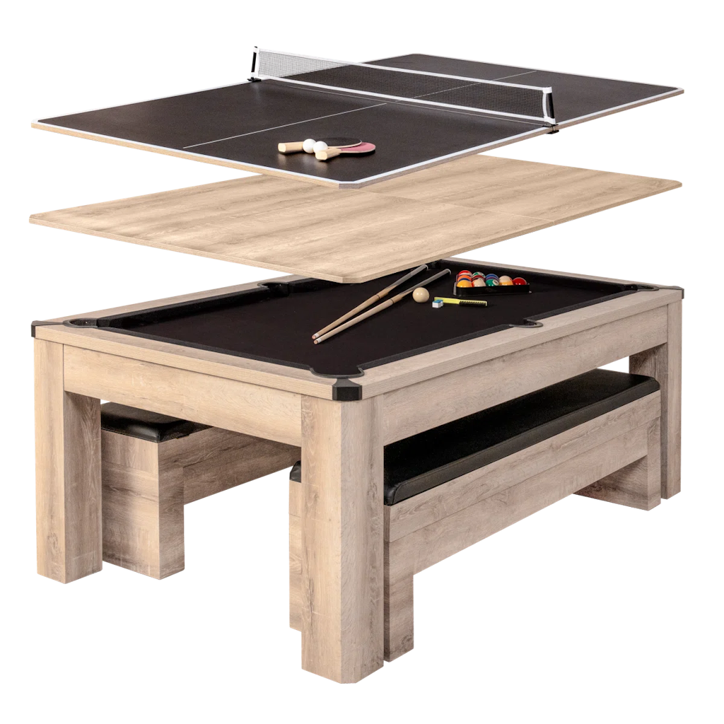 American Legend Hampton 3-in-1 Billiards / Ping Pong / Dining Table: $1,150