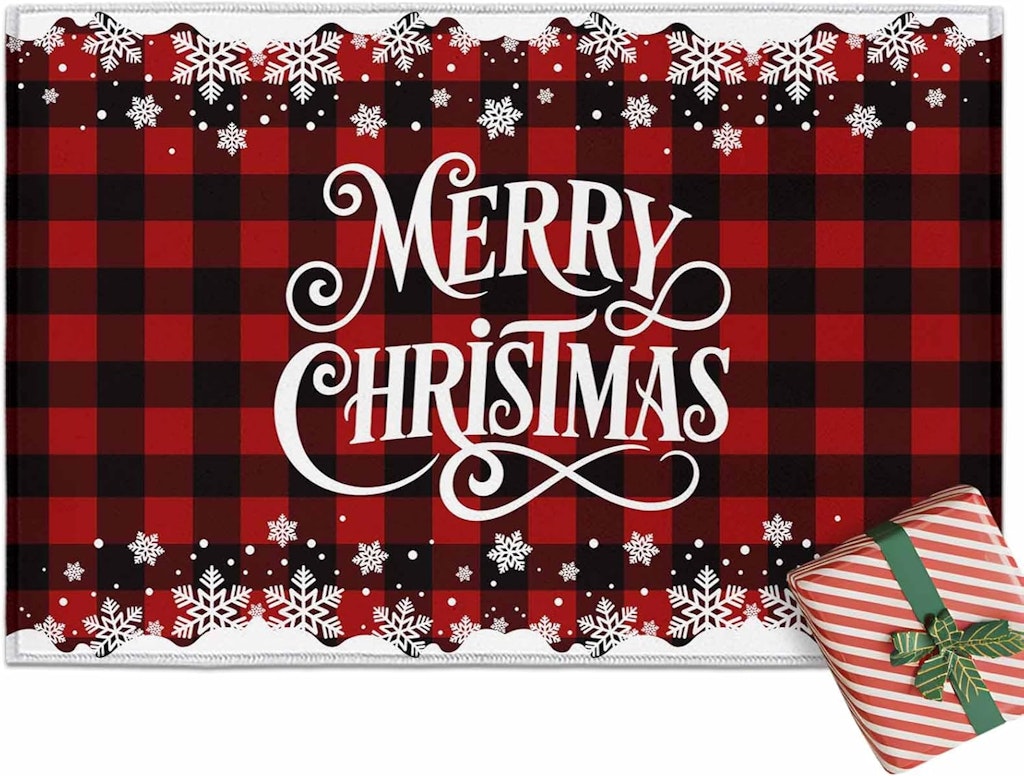 16" x 24" Christmas Entrance Floor Mat: $6 16" x 24" Christmas Entrance Floor Mat: $6