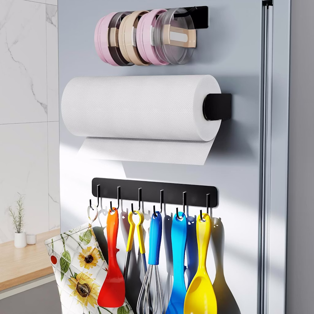 3-in-1 Magnetic Kitchen Storage Set: $13