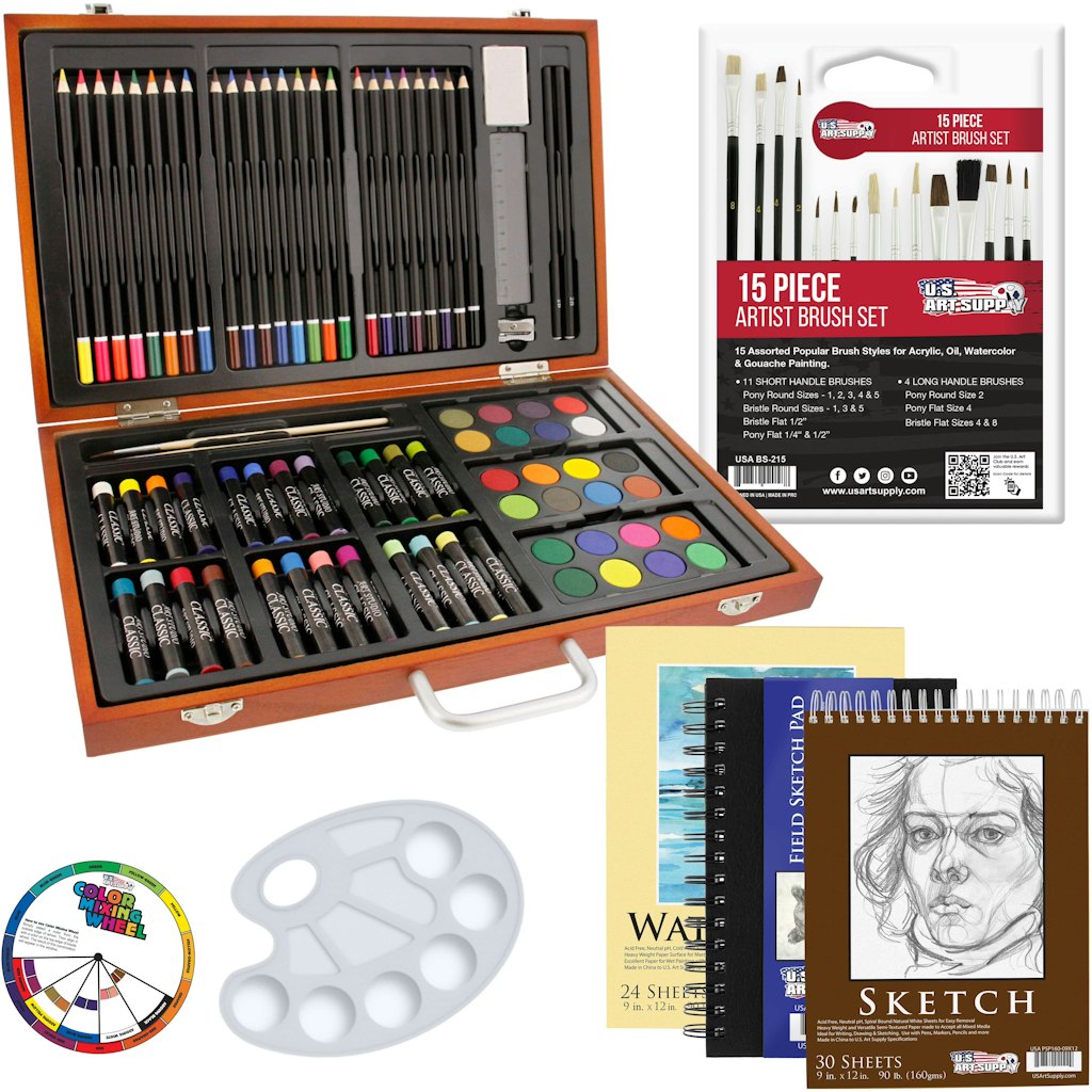 U.S. Art Supply 102-Piece Deluxe Art Creativity Set: $20