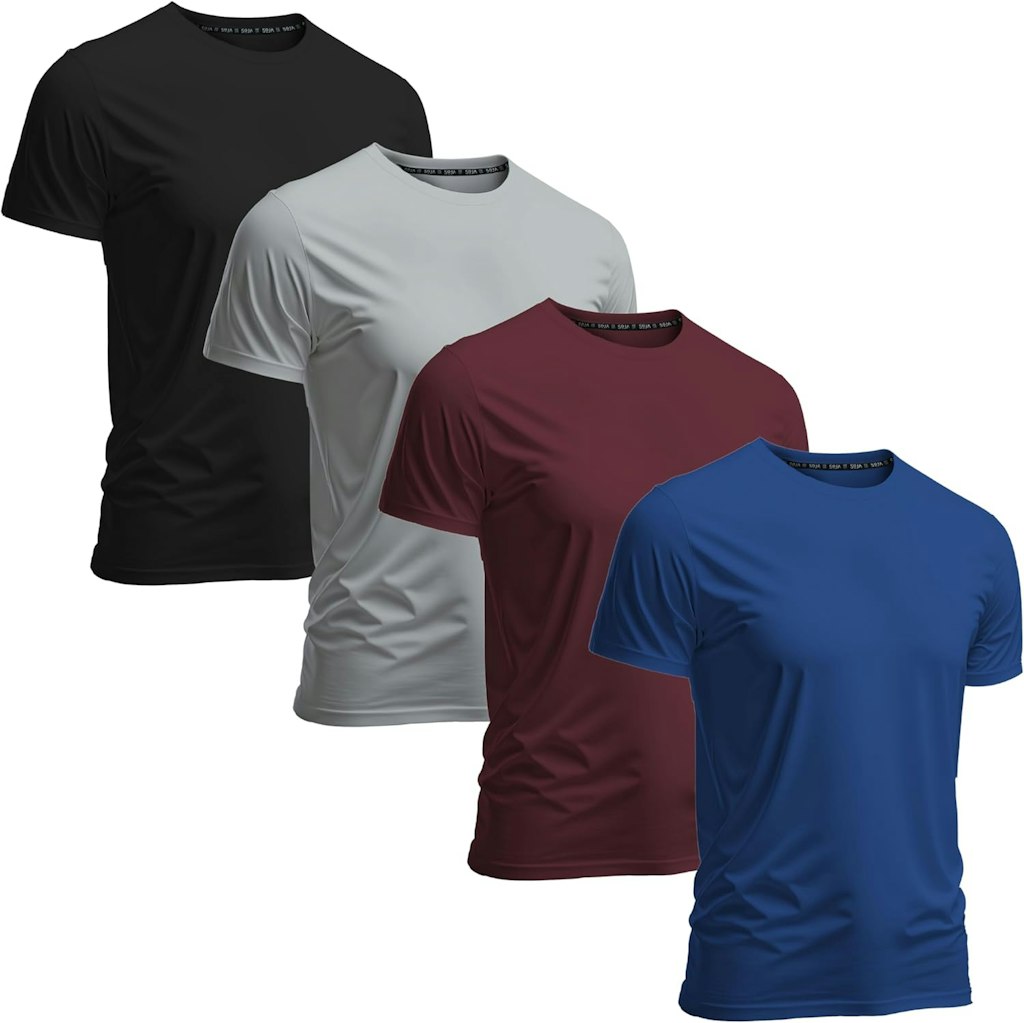 Men's Moisture-Wicking Gym T-Shirts 4-Pack: $9.97 Men's Moisture-Wicking Gym T-Shirts 4-Pack: $9.97