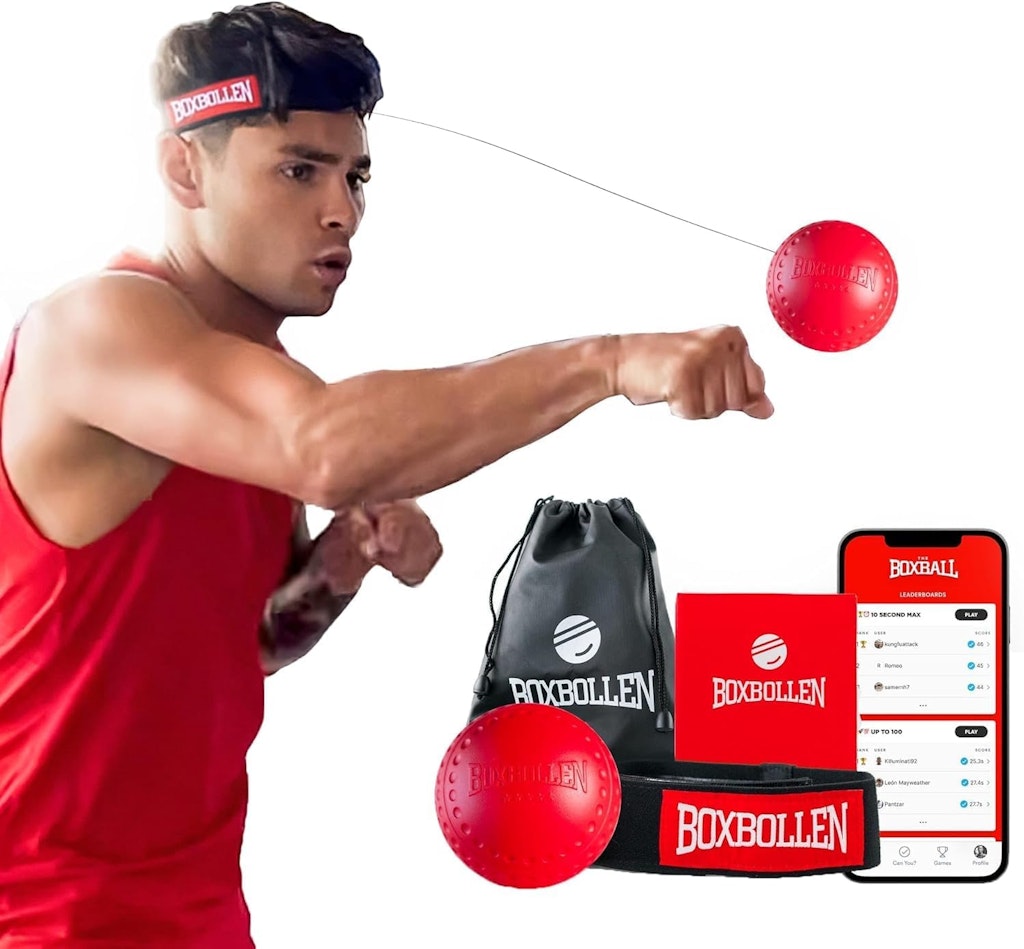 Boxbollen Boxing Reflex Ball with App Tracking: $25.40 Boxbollen Boxing Reflex Ball with App Tracking: $25.40
