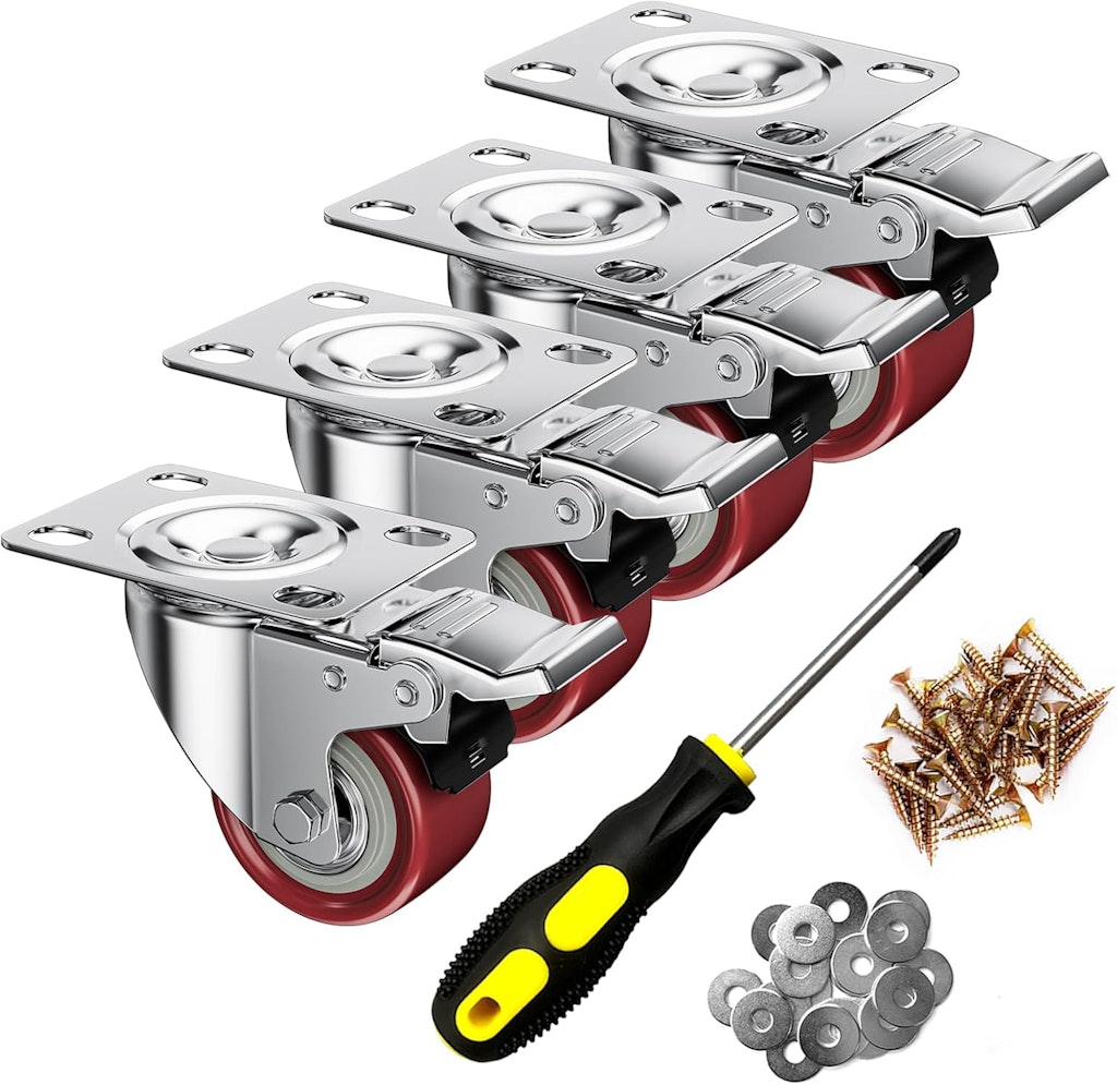 2" Caster Wheels 4-Pack: $9.99 2" Caster Wheels 4-Pack: $9.99