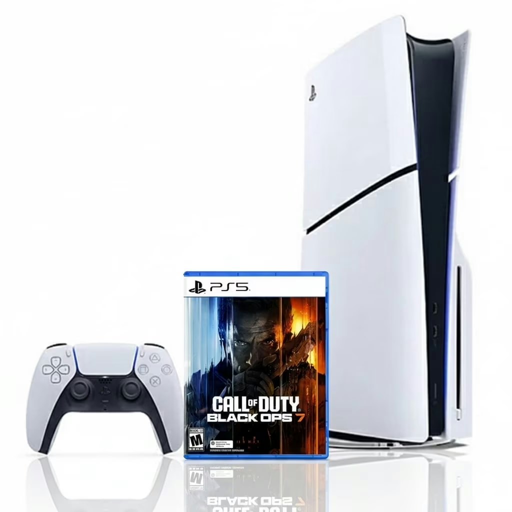 PlayStation 5 Slim Disc Edition Console + Call of Duty Black Op 7: $470 PlayStation 5 Slim Disc Edition Console + Call of Duty Black Op 7: $470