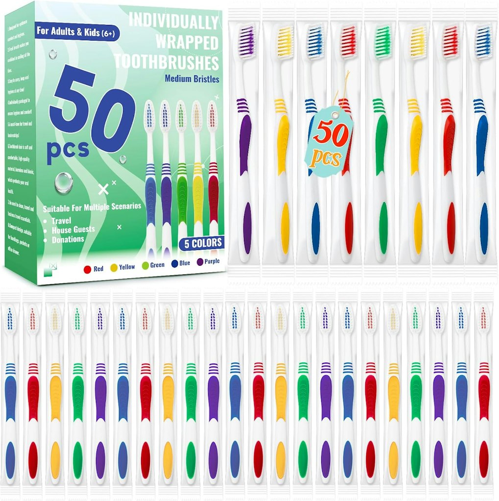 Disposable Travel Toothbrush 50-Pack: $7.59 Disposable Travel Toothbrush 50-Pack: $7.59