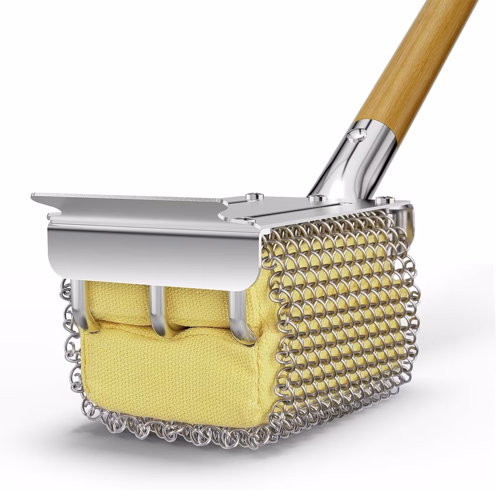 House Again Bristle-Free Grill Brush w/ Scraper: $19.99 House Again Bristle-Free Grill Brush w/ Scraper: $19.99