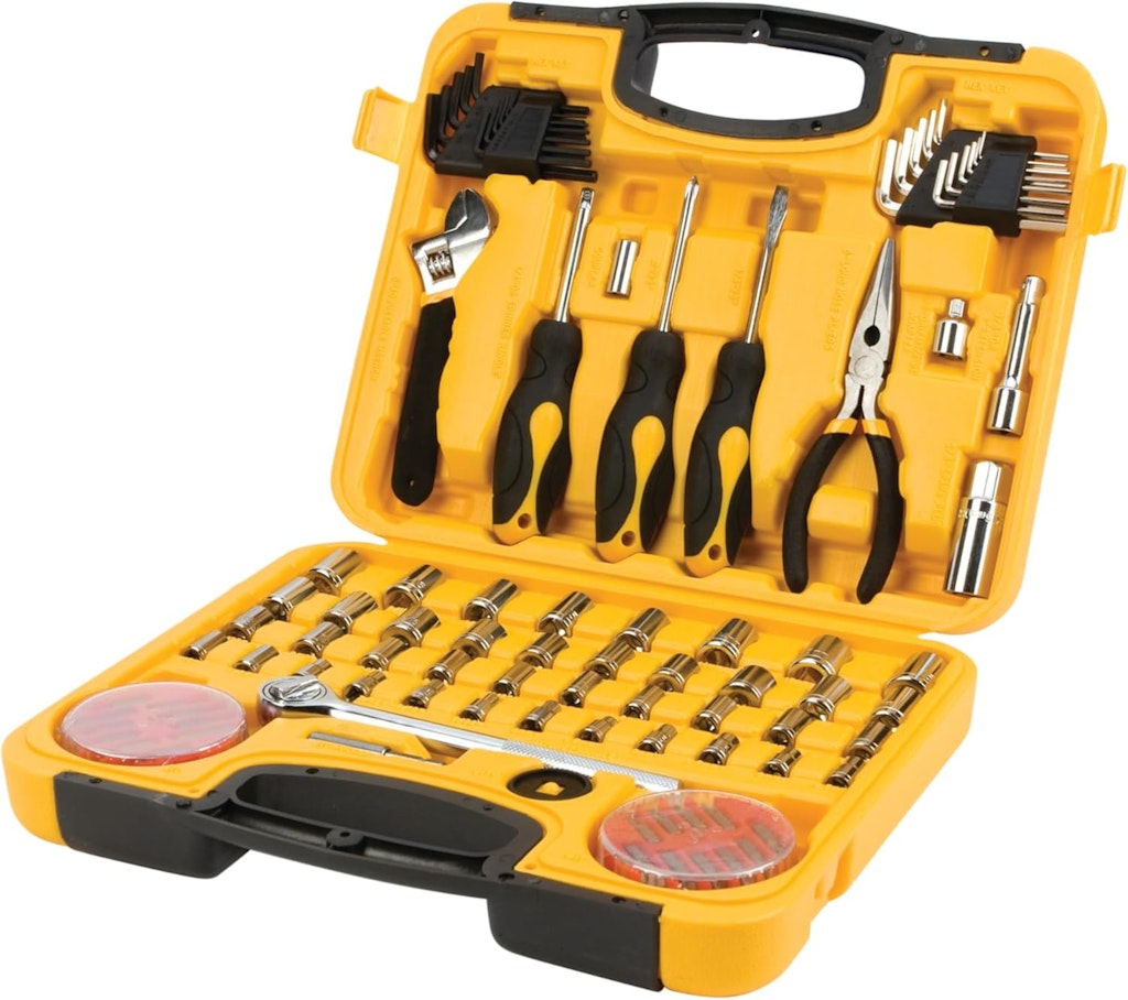 Performance Tool 94-Piece SAE/Metric Garage Tool Set: $30 Performance Tool 94-Piece SAE/Metric Garage Tool Set: $30