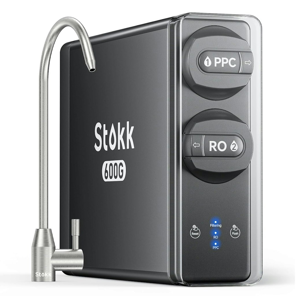 Stokk 8-Stage Tankless Reverse Osmosis Water Filter: $102 Stokk 8-Stage Tankless Reverse Osmosis Water Filter: $102