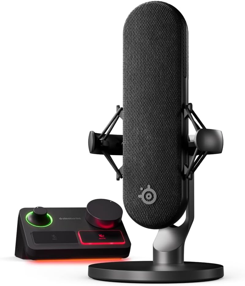 SteelSeries Alias Pro XLR Mic + Stream Mixer: $159.99 SteelSeries Alias Pro XLR Mic + Stream Mixer: $159.99