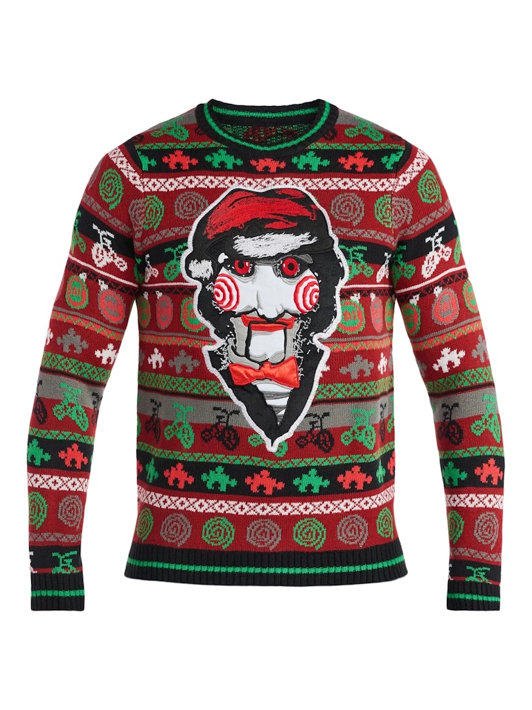 Saw Men's Billy the Puppet Holiday Sweater: $22.98 Saw Men's Billy the Puppet Holiday Sweater: $22.98